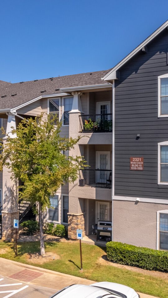 the apartment complex at The  Wyatt at Presidio Junction