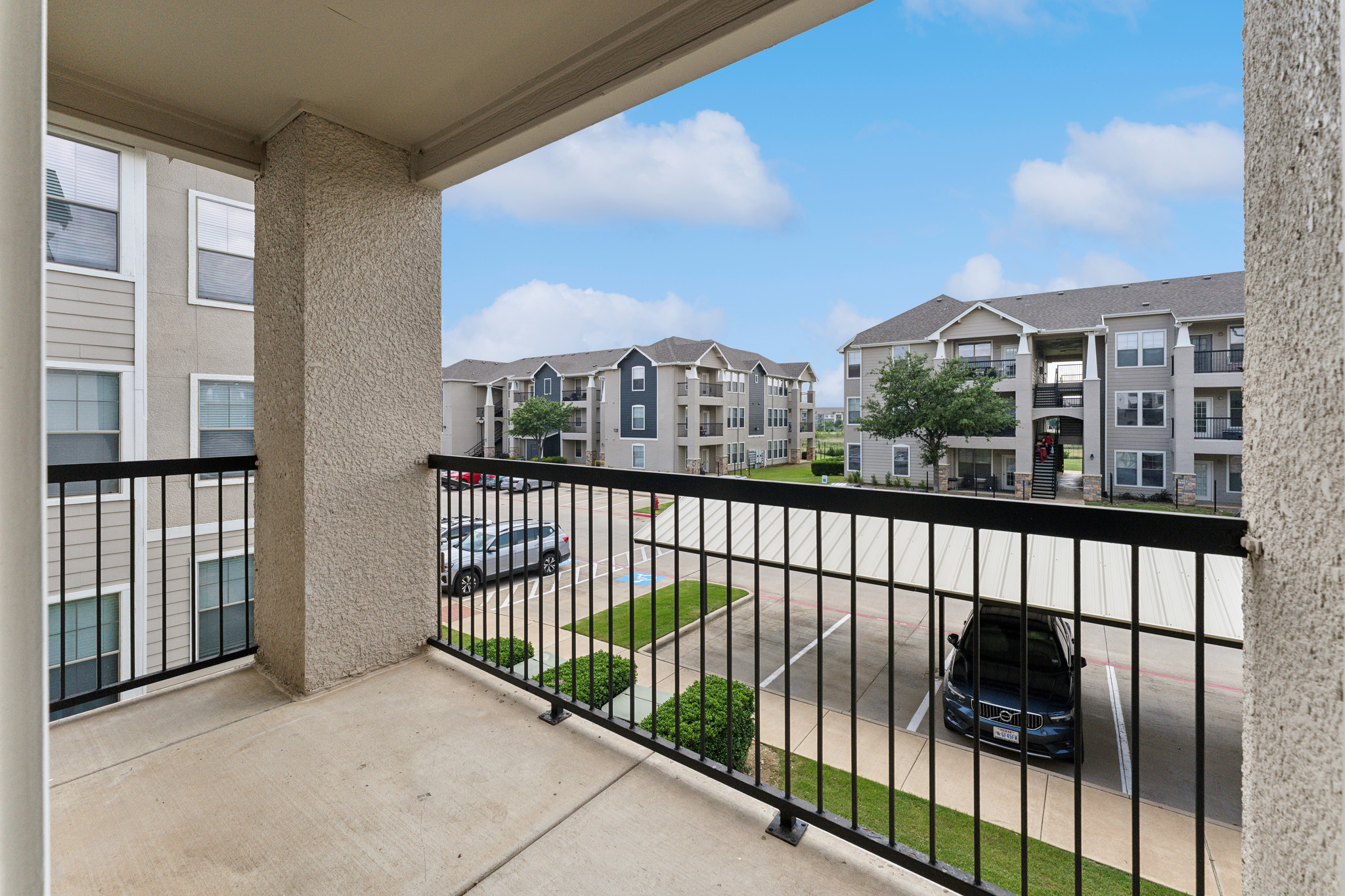 balcony at The  Wyatt at Presidio Junction