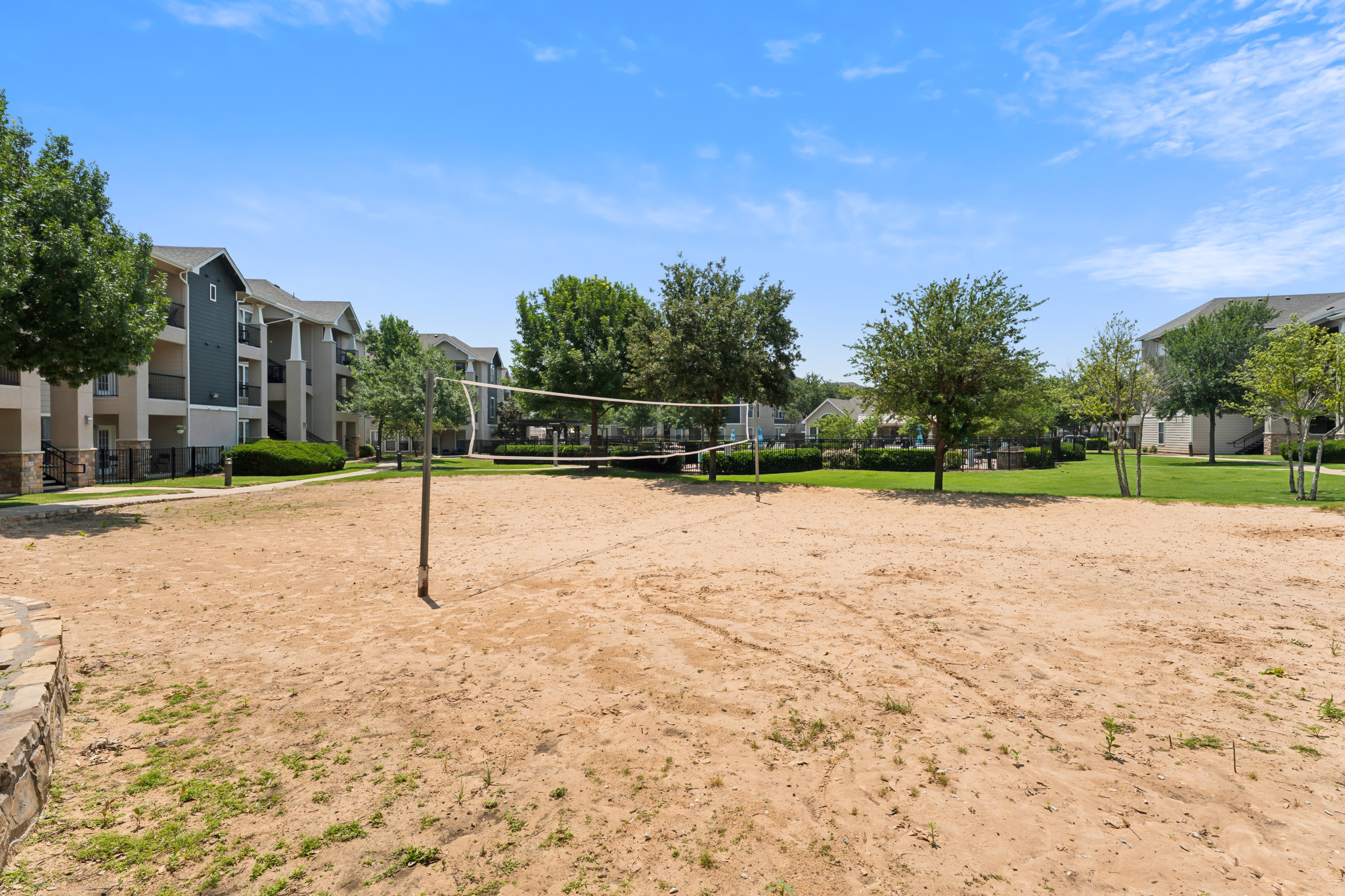 a volleyball court at The  Wyatt at Presidio Junction